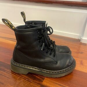 Dr. Martens Black Leather Boots